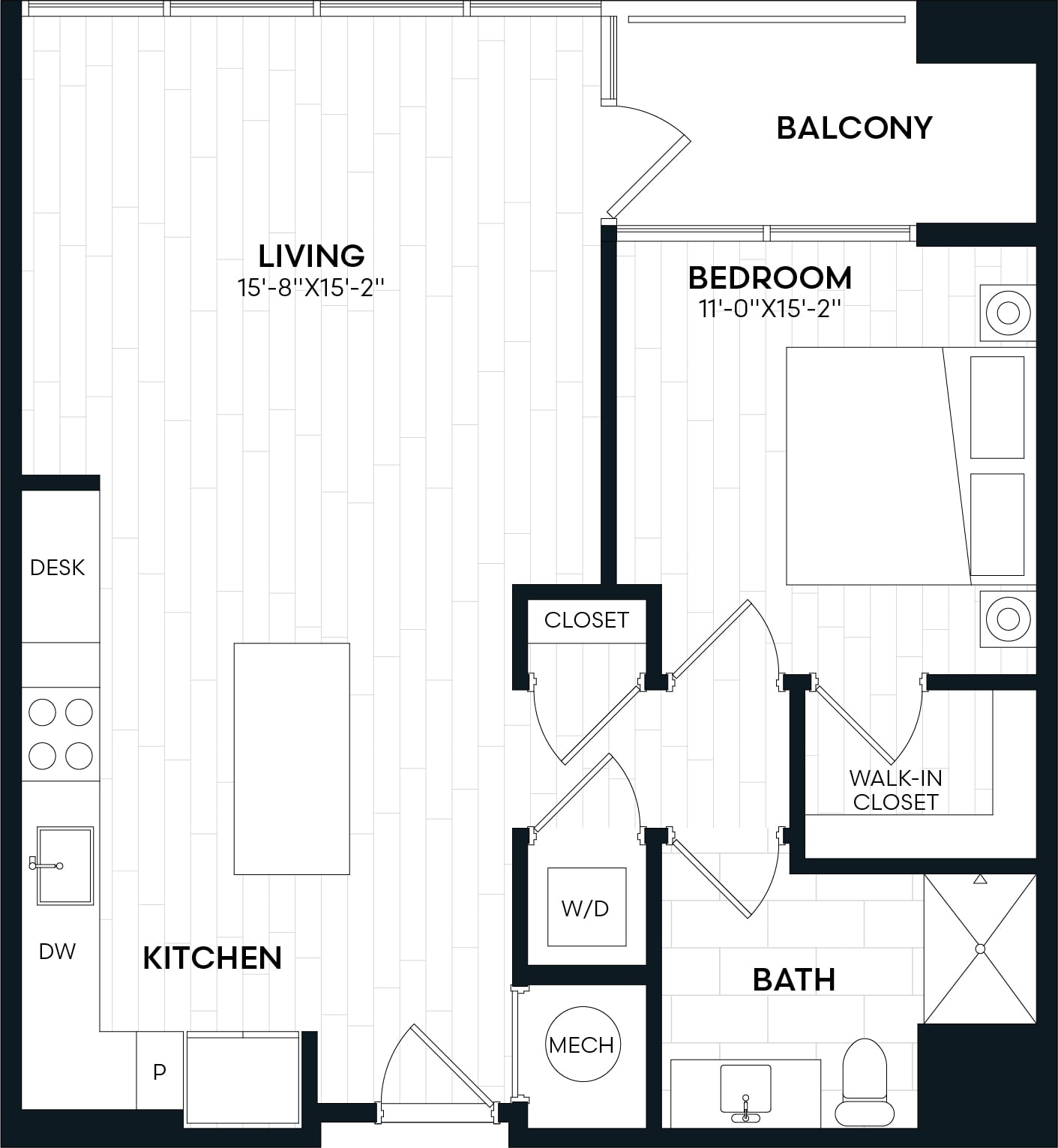 1 Bed/1 Bath-1K1 ALT